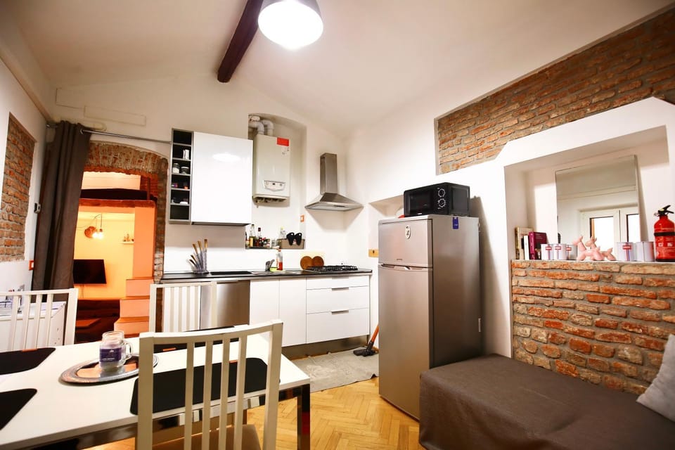 Kitchen or kitchenette, Living room, Dining area, dishwasher, stove
