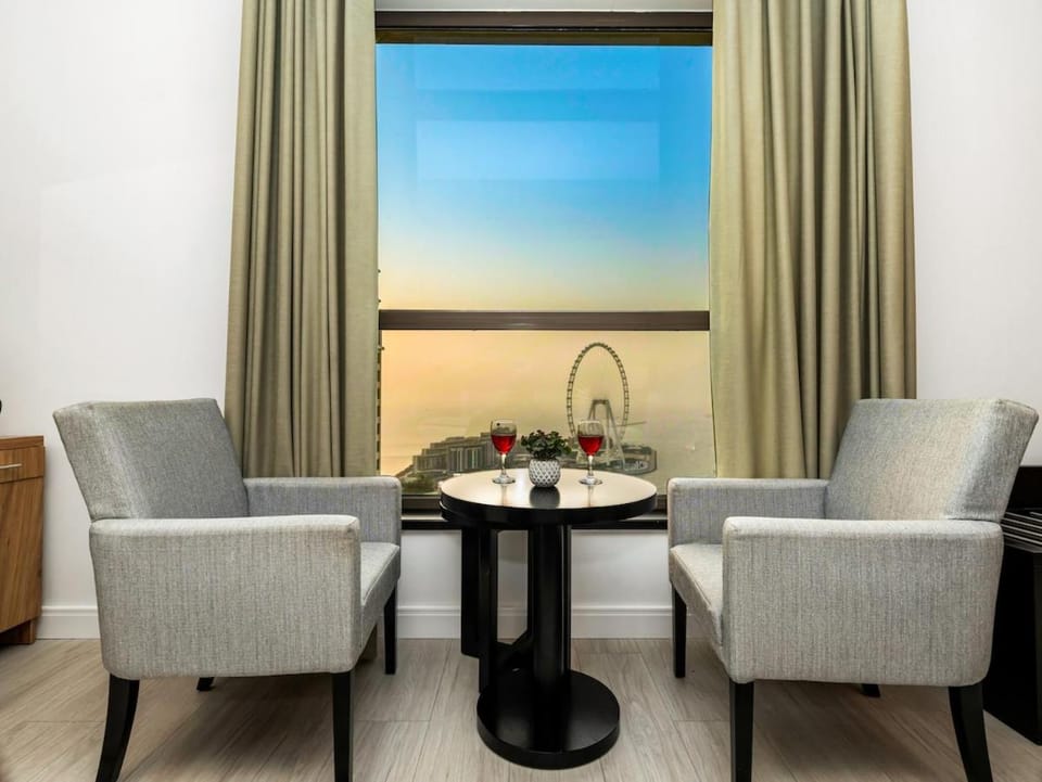 JBR Beachfront with Full Sea and Ain Dubai View Apartment in Dubai