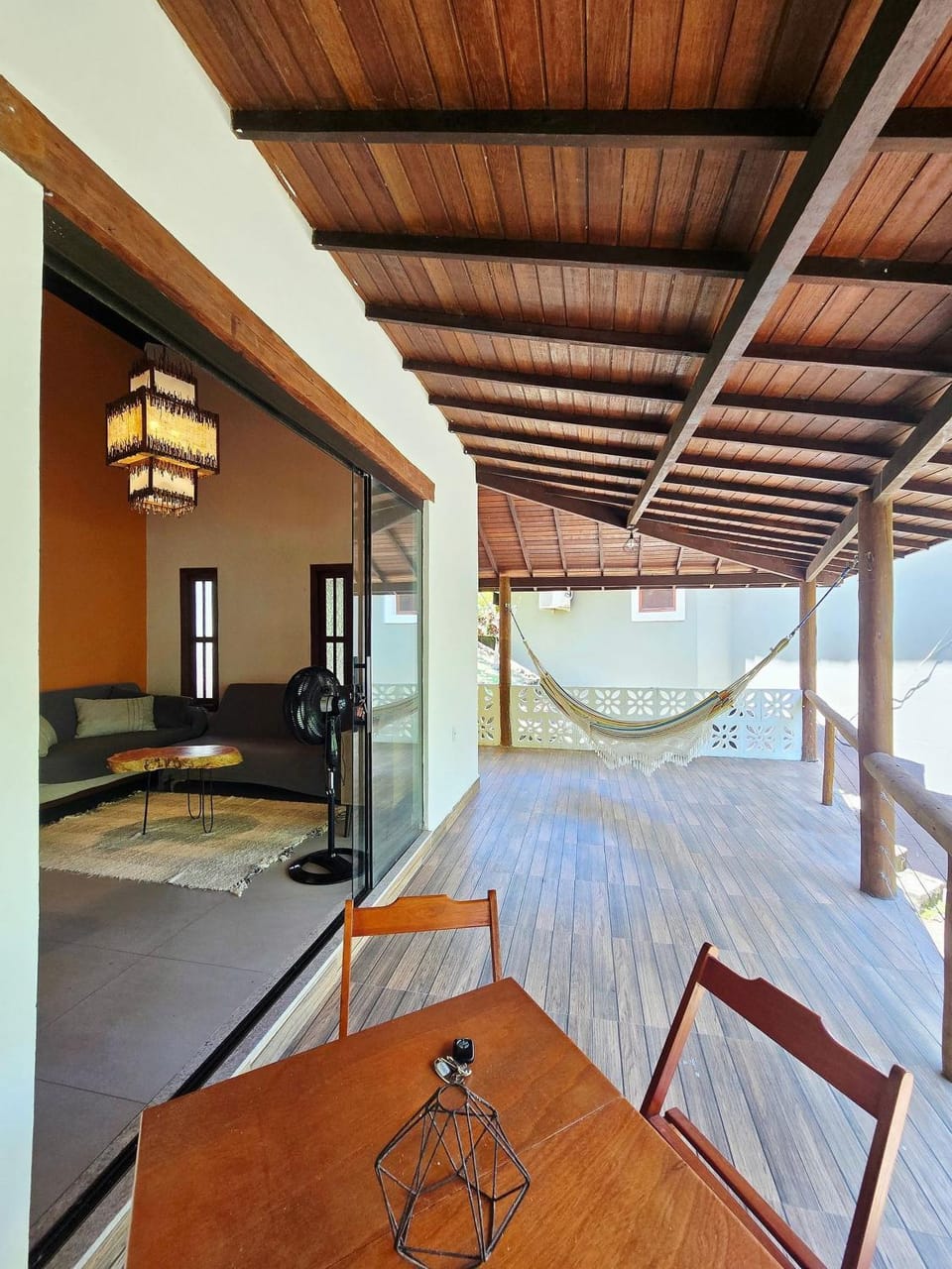 Patio, Living room, Seating area, Dining area