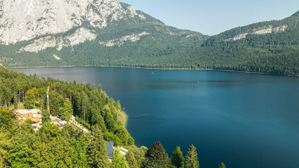 Natural landscape, Bird's eye view, Lake view, Mountain view