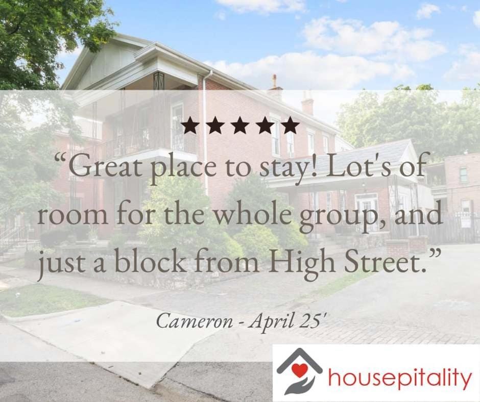 Spacious Historic 8-Bedroom Manor in Short North - Perfect for Large Groups House in Short North