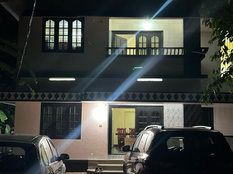 Property building, Night, Parking