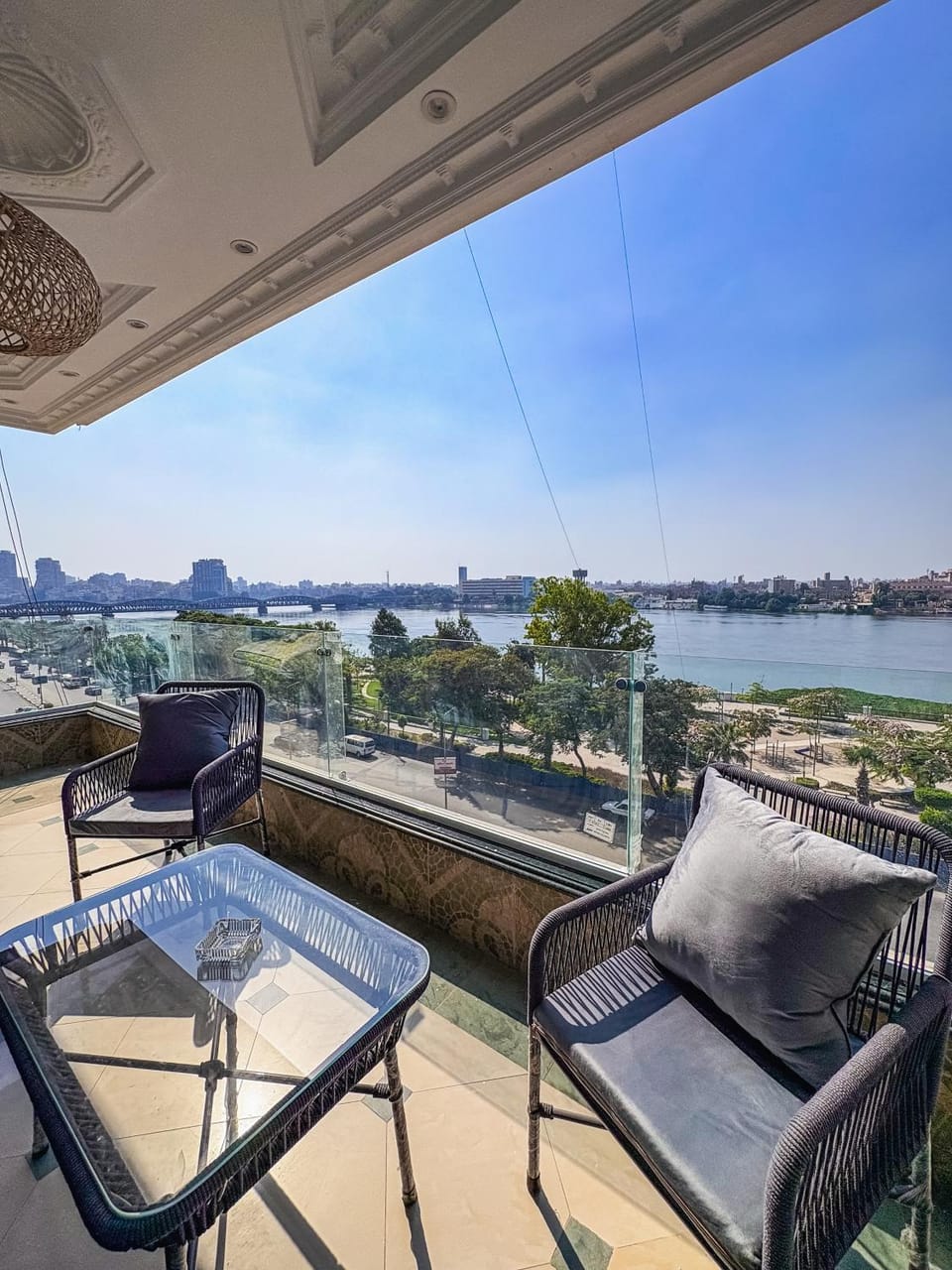 Day, Natural landscape, View (from property/room), Balcony/Terrace, Seating area, Lake view, River view, Sea view
