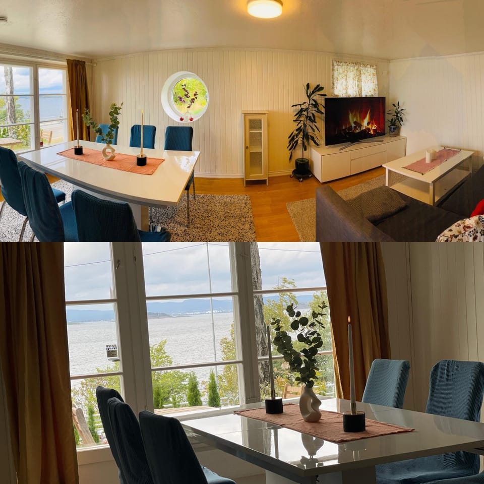 Nice Family Friendly apartment 2 bed Rooms with sea view located in Nordstrand for 5 guests with a garden and grill with sea view just beside the apartment Apartment in Oslo