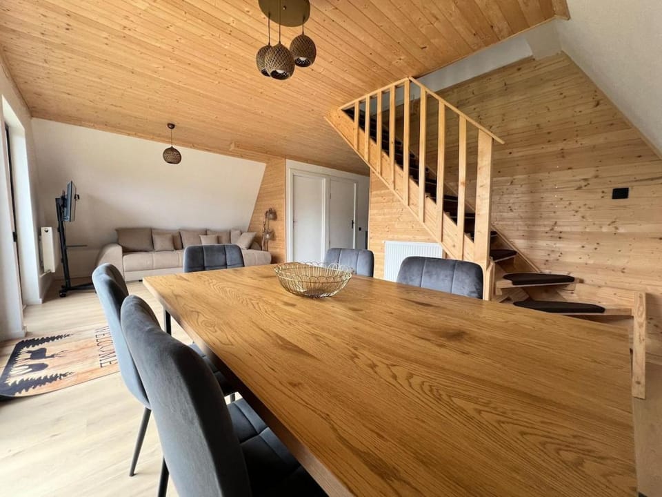 Kitchen or kitchenette, Living room, Dining area