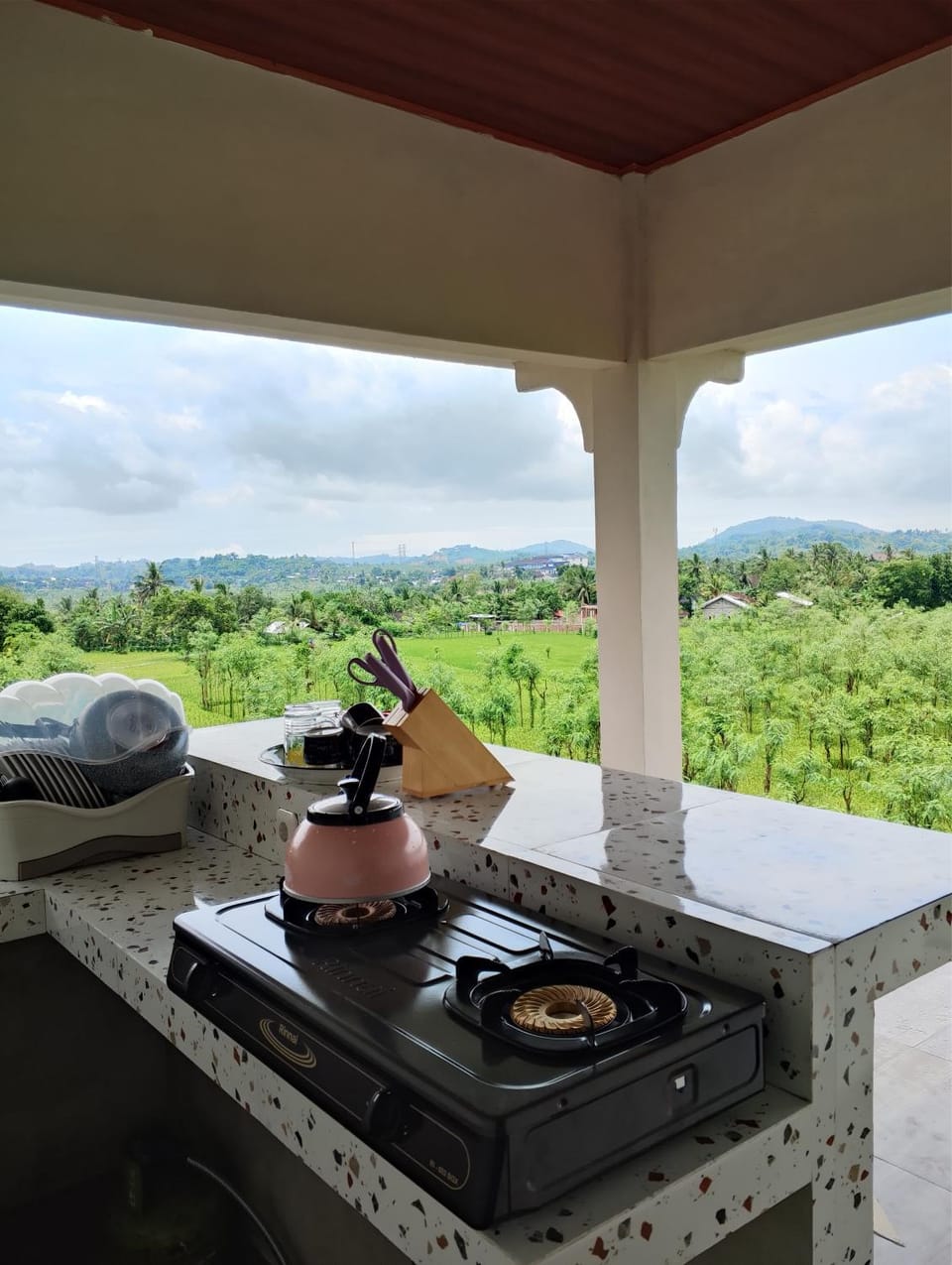 Natural landscape, Kitchen or kitchenette, Communal kitchen, Mountain view