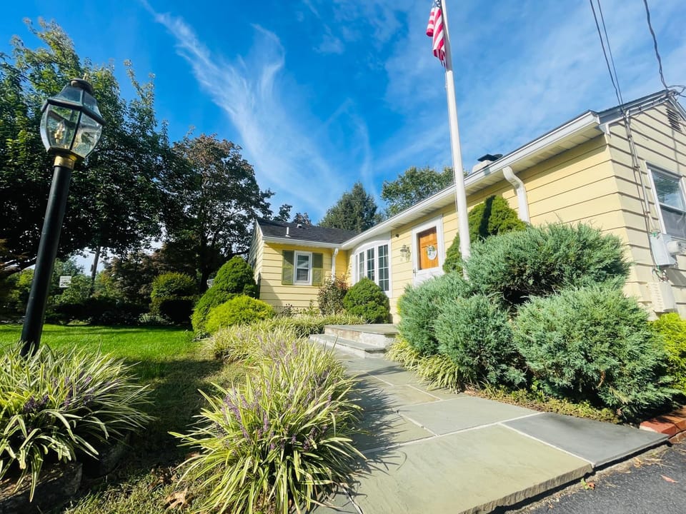 Property building, Garden, Garden view