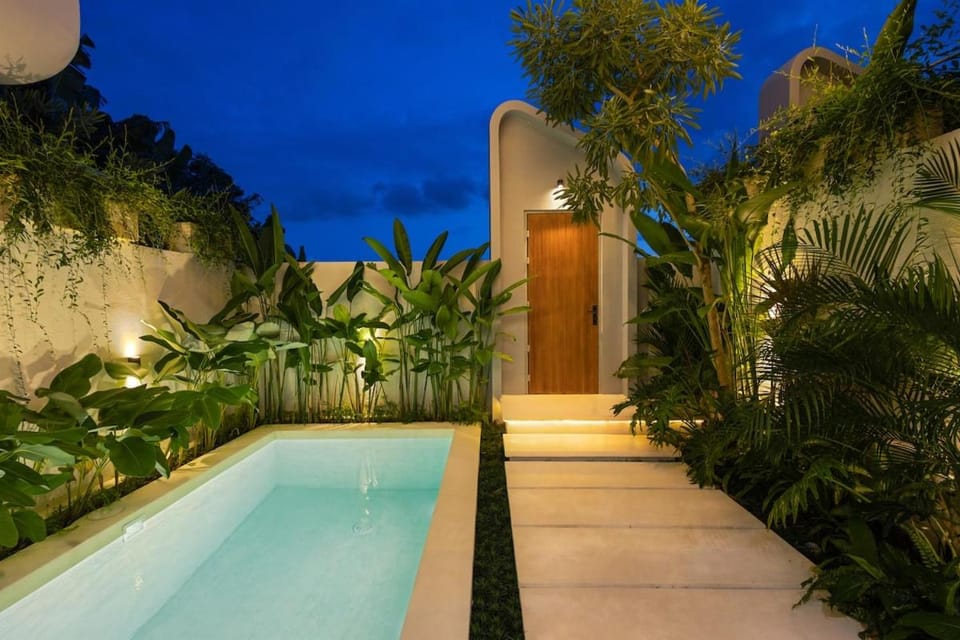 Contemporary 2BR Luxury Villa with Rooftop View and Pool Villa in North Kuta