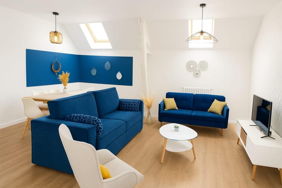 Le Blue, spacieux, design et chaleureux Apartment in Pays de la Loire