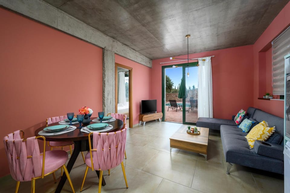 Living room, Seating area, Dining area
