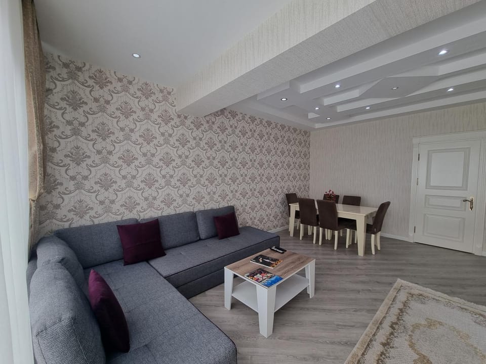 Living room, Seating area, Dining area
