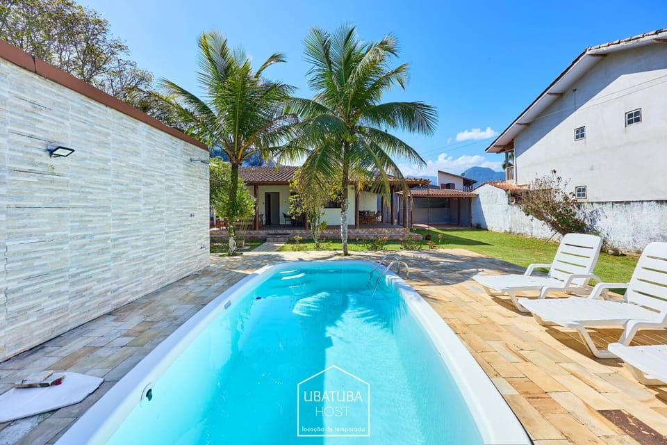Piscina 4 quartos 400 metro da Praia Perequê-Açú House in Ubatuba