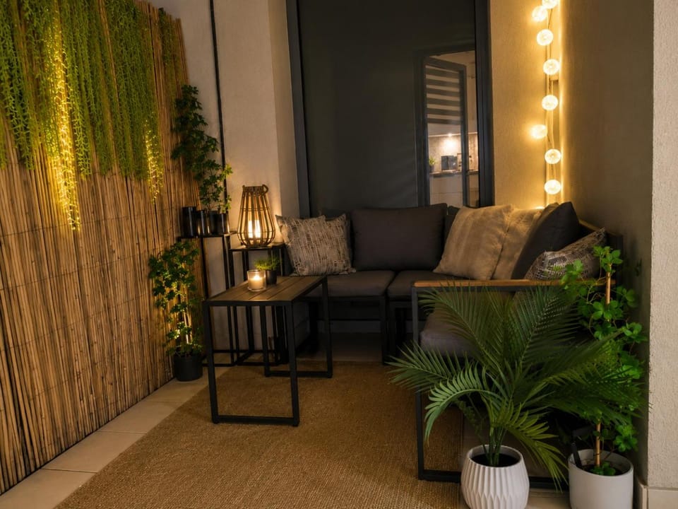 Patio, Night, Balcony/Terrace