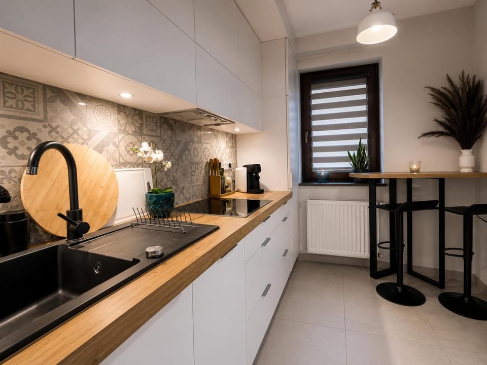 Kitchen or kitchenette, dishwasher, stove, washing machine, kitchen