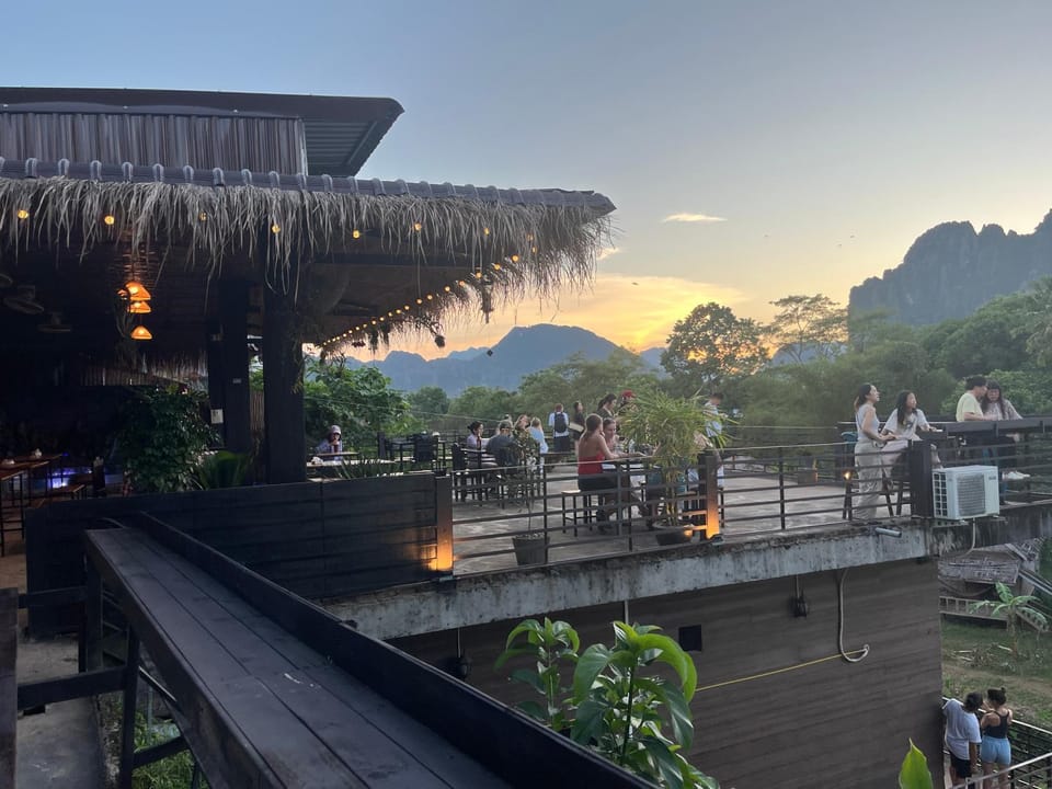 Nearby landmark, People, Natural landscape, Mountain view, Sunset, group of guests