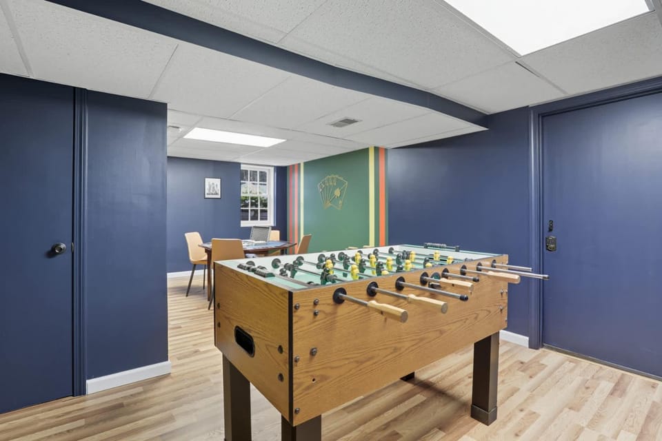 Stylish Stoneham Getaway Playground Game Room House in Middlesex County