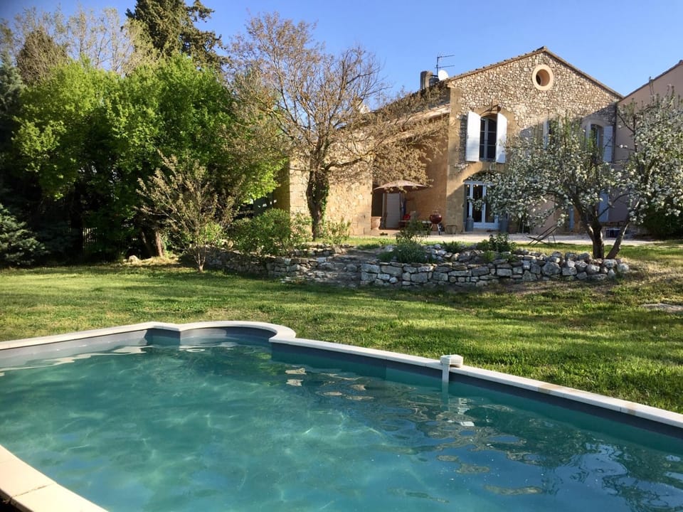 Property building, Spring, Day, Garden, Garden view, Pool view, Swimming pool