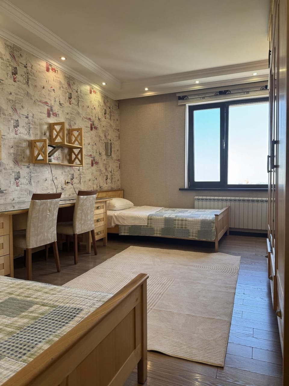 Ботанический сад Панорама гор Стильно и уютно Apartment in Almaty