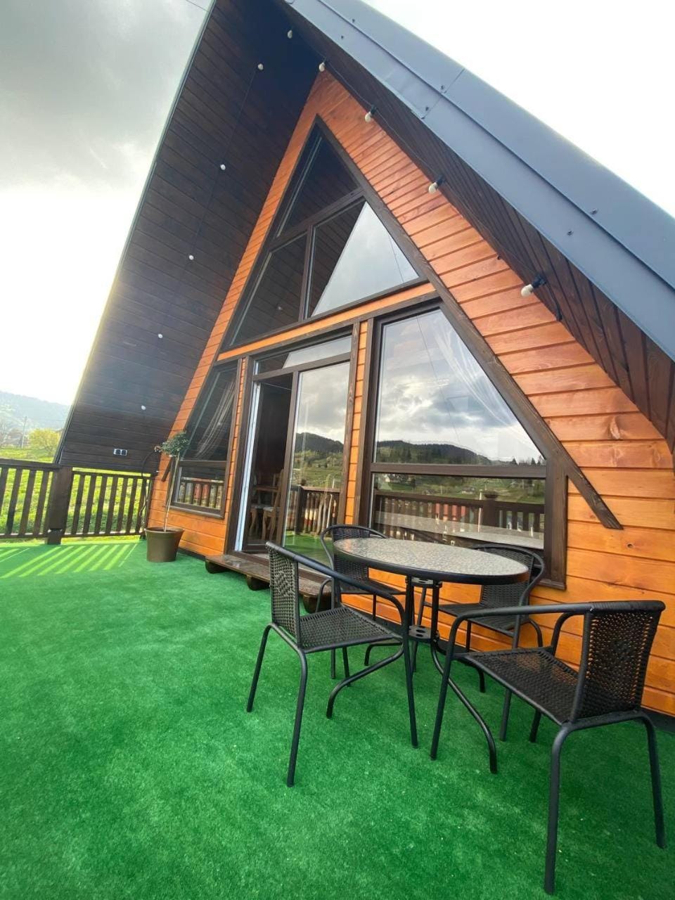 Котедж A-frame Strimba House in Lviv Oblast