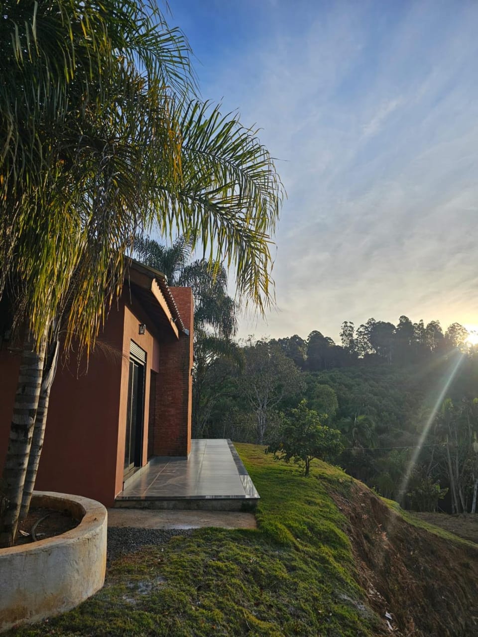 Natural landscape, Garden view, Sunset