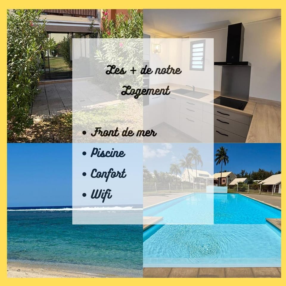 Ti Kaz Lagon I T2 I piscine Front de mer Hermitage Apartment in Saint-Paul