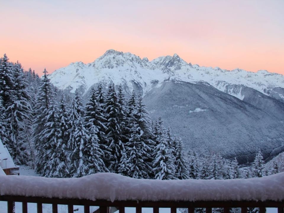Natural landscape, Winter, Mountain view