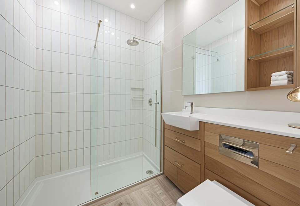Shower, Toilet, Bathroom, towels