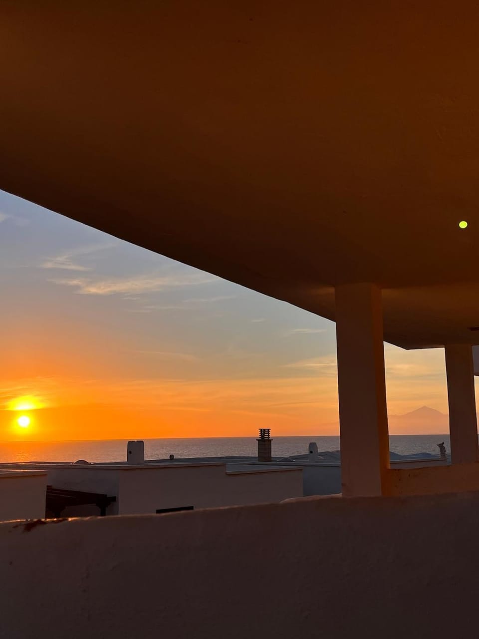 Natural landscape, View (from property/room), Balcony/Terrace, Sea view, Sunset