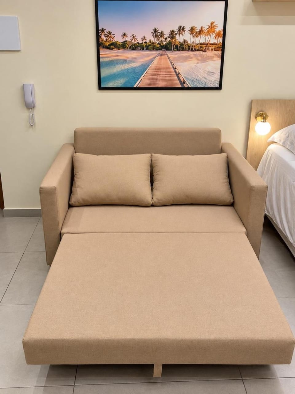 Studio para 4 com Varanda, Piscina Rooftop,No Centro,a 100m da Praia Apartment in Ipojuca