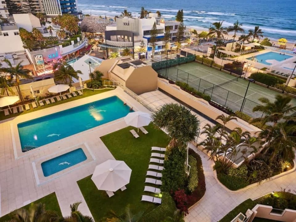 The Beachside - High Floor Ocean View 2BDR with Parking Pool & Gym Apartment in Surfers Paradise