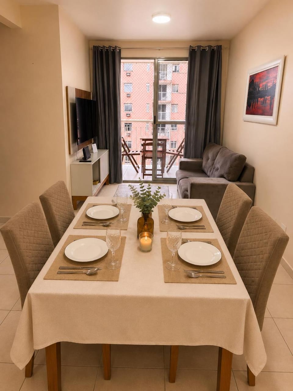 Living room, Seating area, Dining area