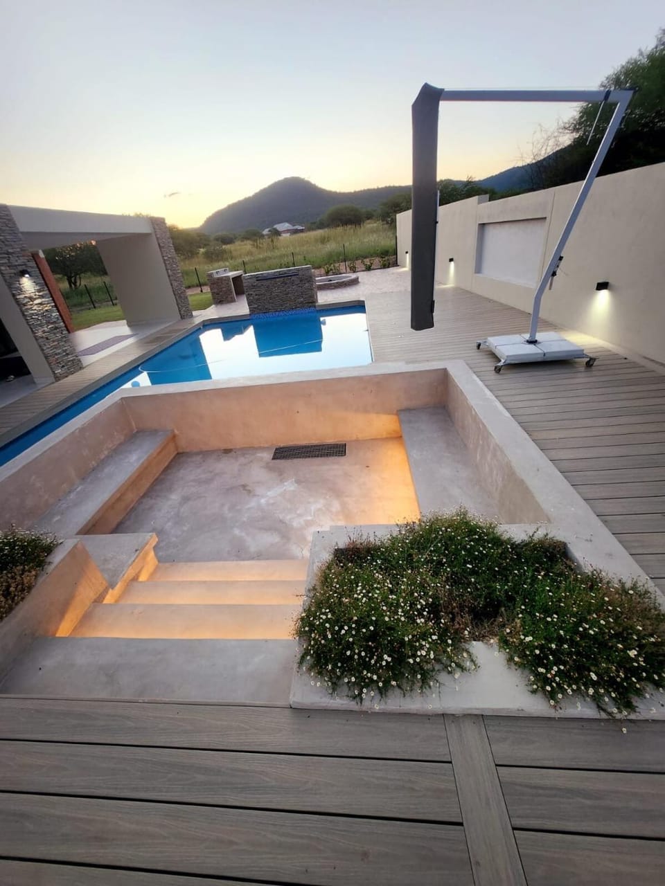 Natural landscape, Pool view