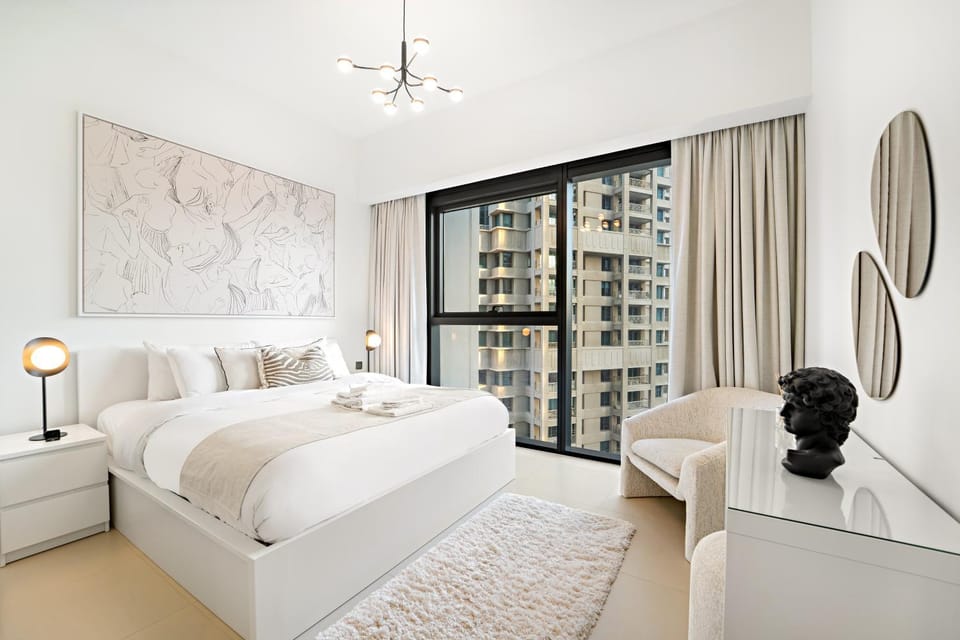 Bed, Photo of the whole room, Bedroom, air conditioner