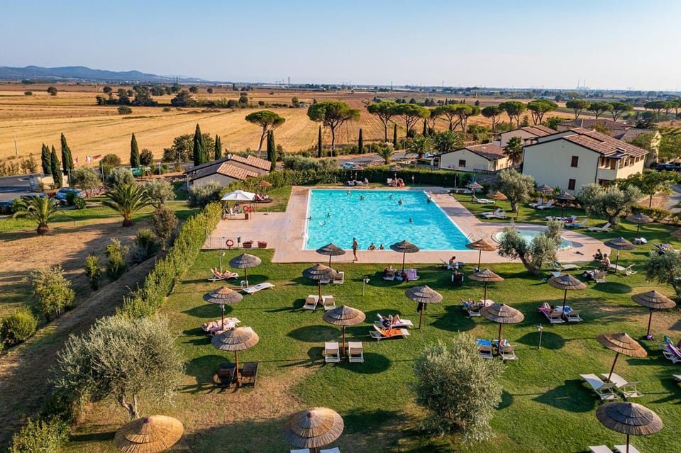 Bird's eye view, Swimming pool
