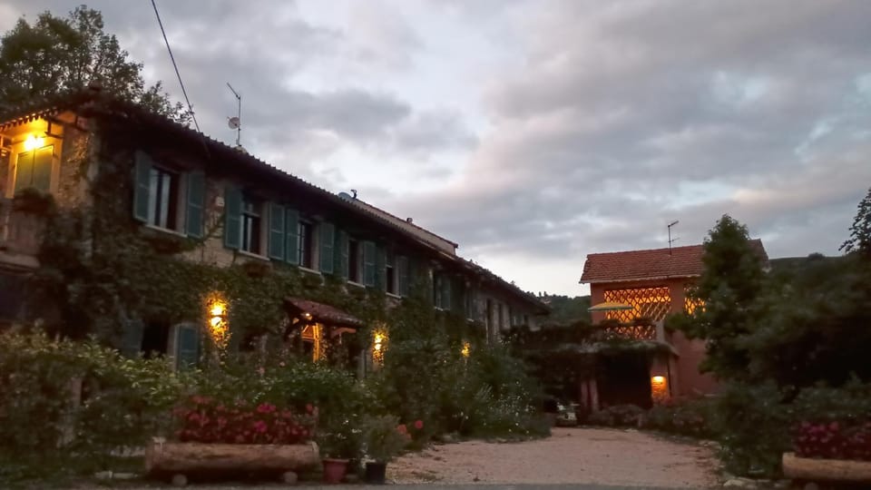 Property building, Facade/entrance, Garden, View (from property/room), Sunset