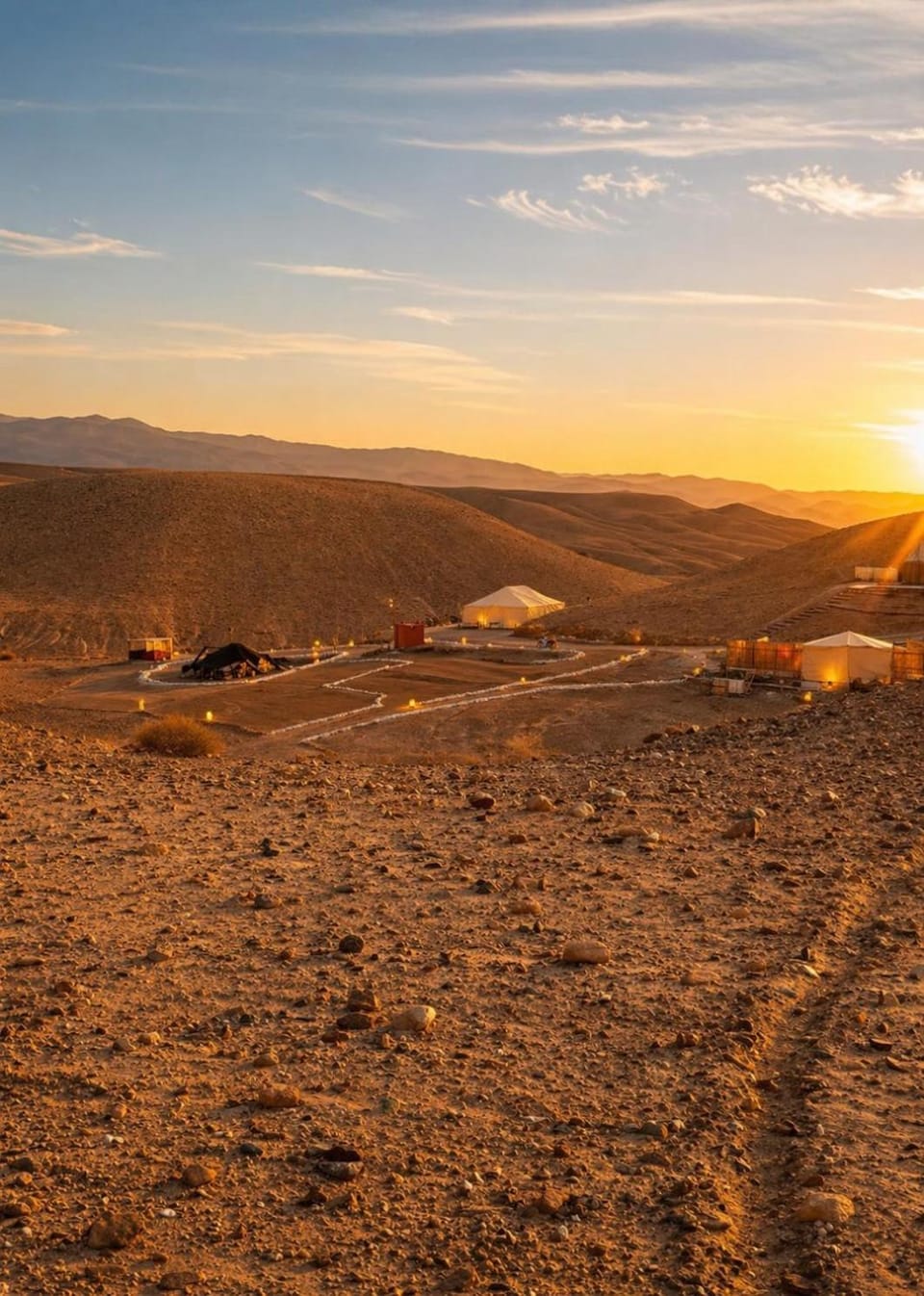 Campement authentique désert d Agafay Luxury tent in Marrakesh-Safi