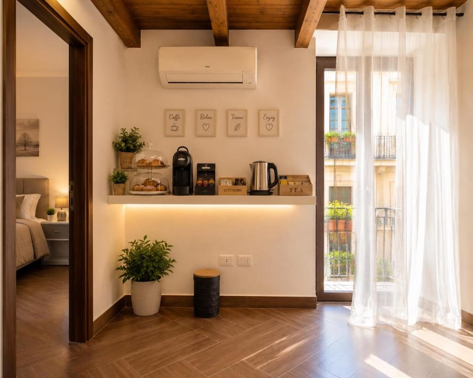 Coffee/tea facilities, Breakfast, air conditioner