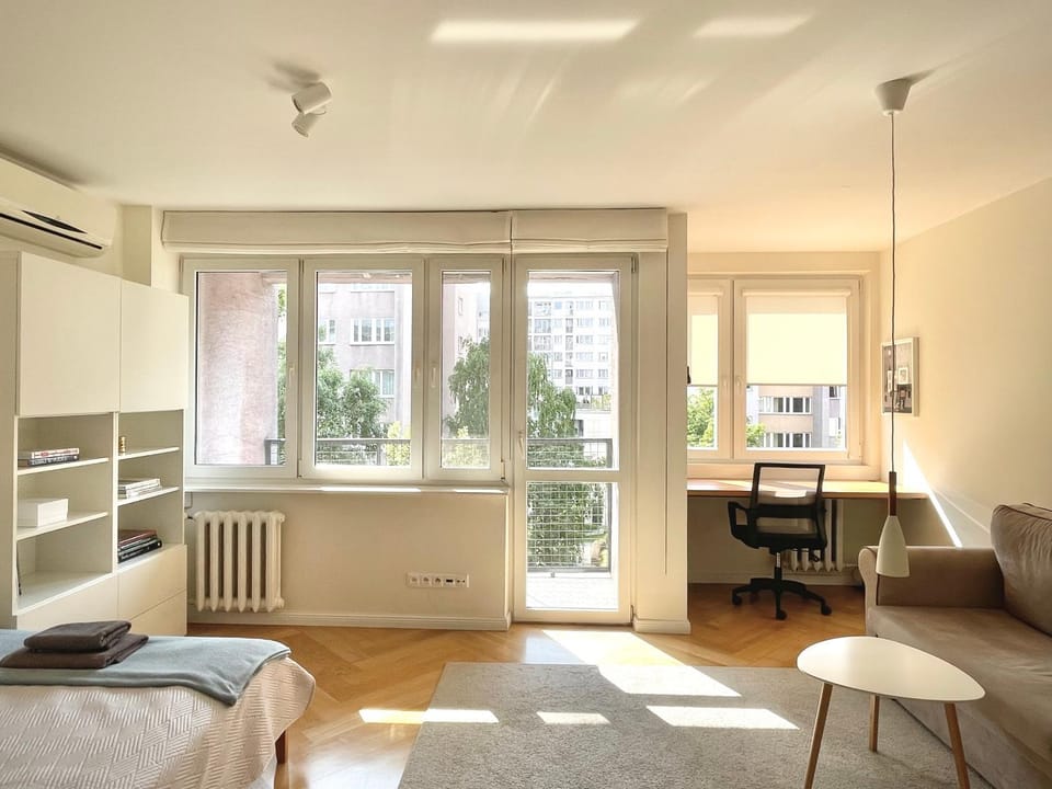 Living room, Photo of the whole room, Seating area, air conditioner
