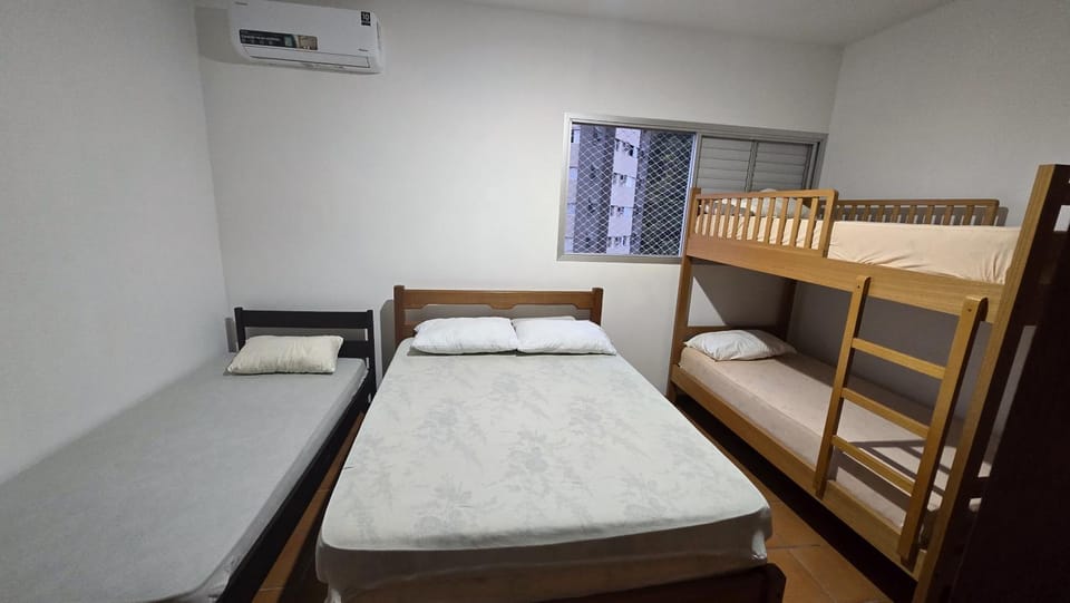 Photo of the whole room, air conditioner