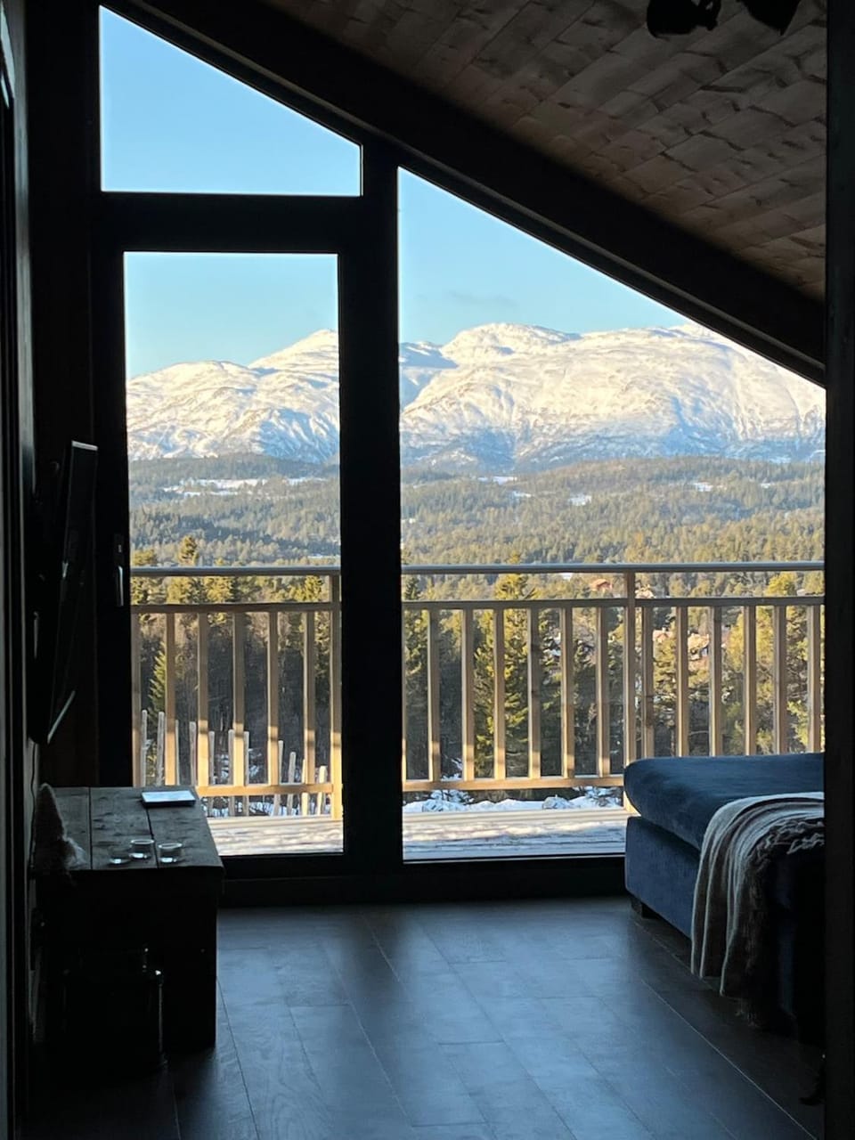 Modern and cozy mountain cabin - panoramic view! Cabin in Viken, Norway