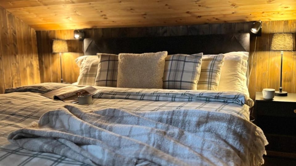 Modern and cozy mountain cabin - panoramic view! Cabin in Viken, Norway
