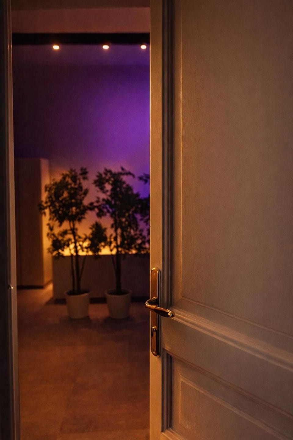 Property building, Night, Hot Tub, Bedroom, furniture, wardrobe
