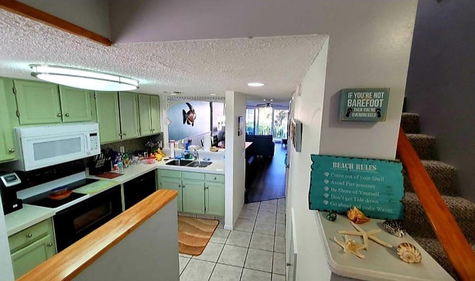Pier Point South Ocean View Townhouse Condo D-45 House in Saint Augustine Beach