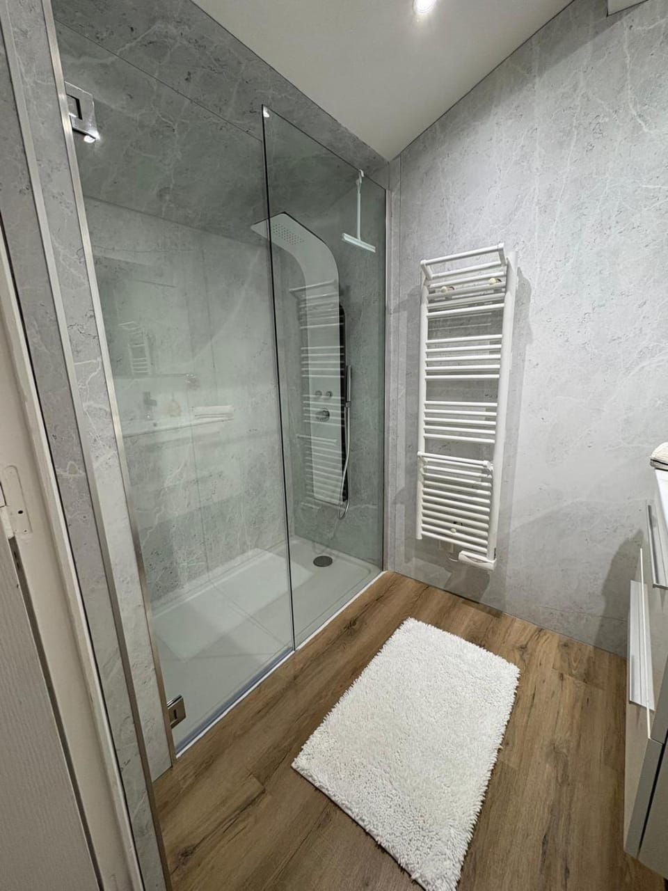 Shower, towels