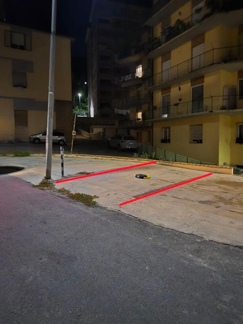 Night, Neighbourhood, Parking