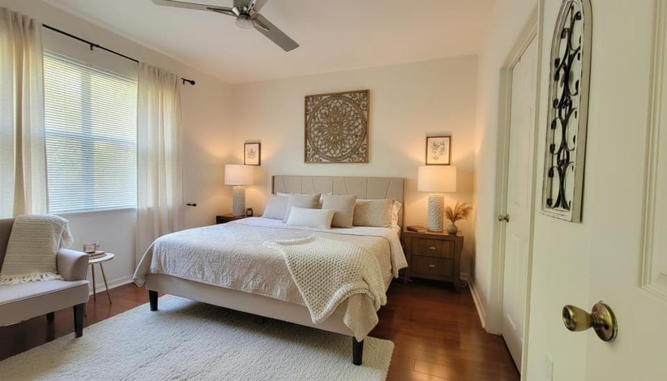 Bed, Bedroom