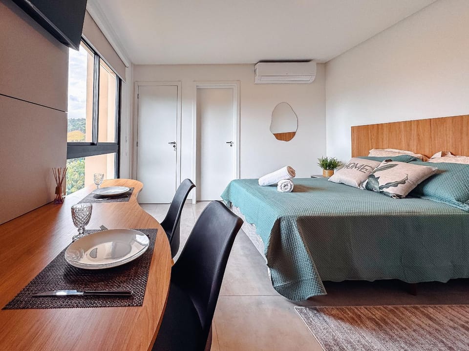 Studio Moderno c/ Piscina e Garagem Apartment in Brusque