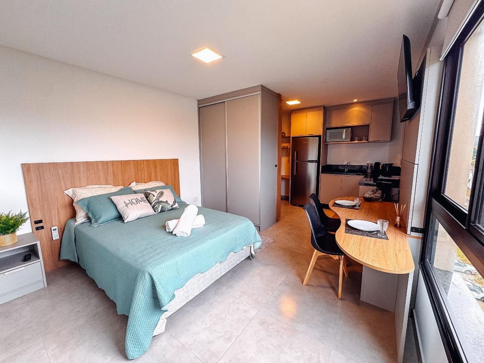 Studio Moderno c/ Piscina e Garagem Apartment in Brusque