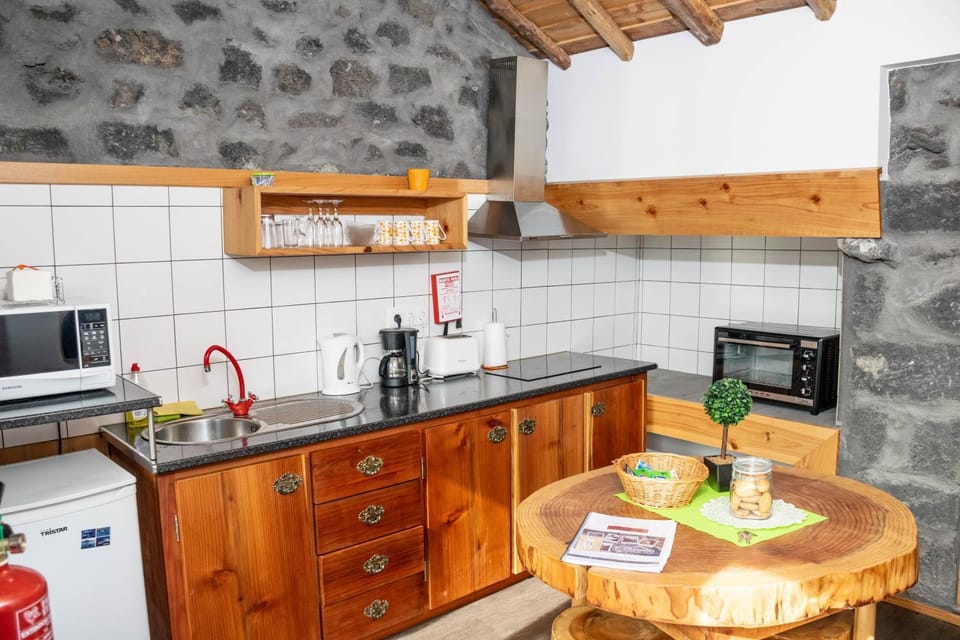 Kitchen or kitchenette, oven, stove, toaster