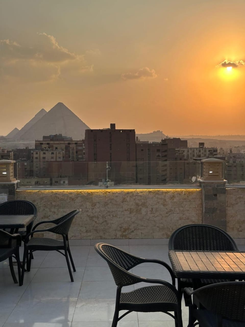 Patio, Nearby landmark, Day, Natural landscape, View (from property/room), Balcony/Terrace, Mountain view, Sunrise, Sunset